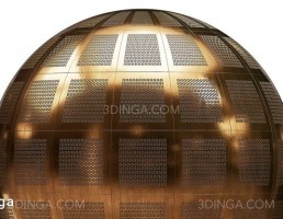 تکسچر صفحات فلزی طلایی